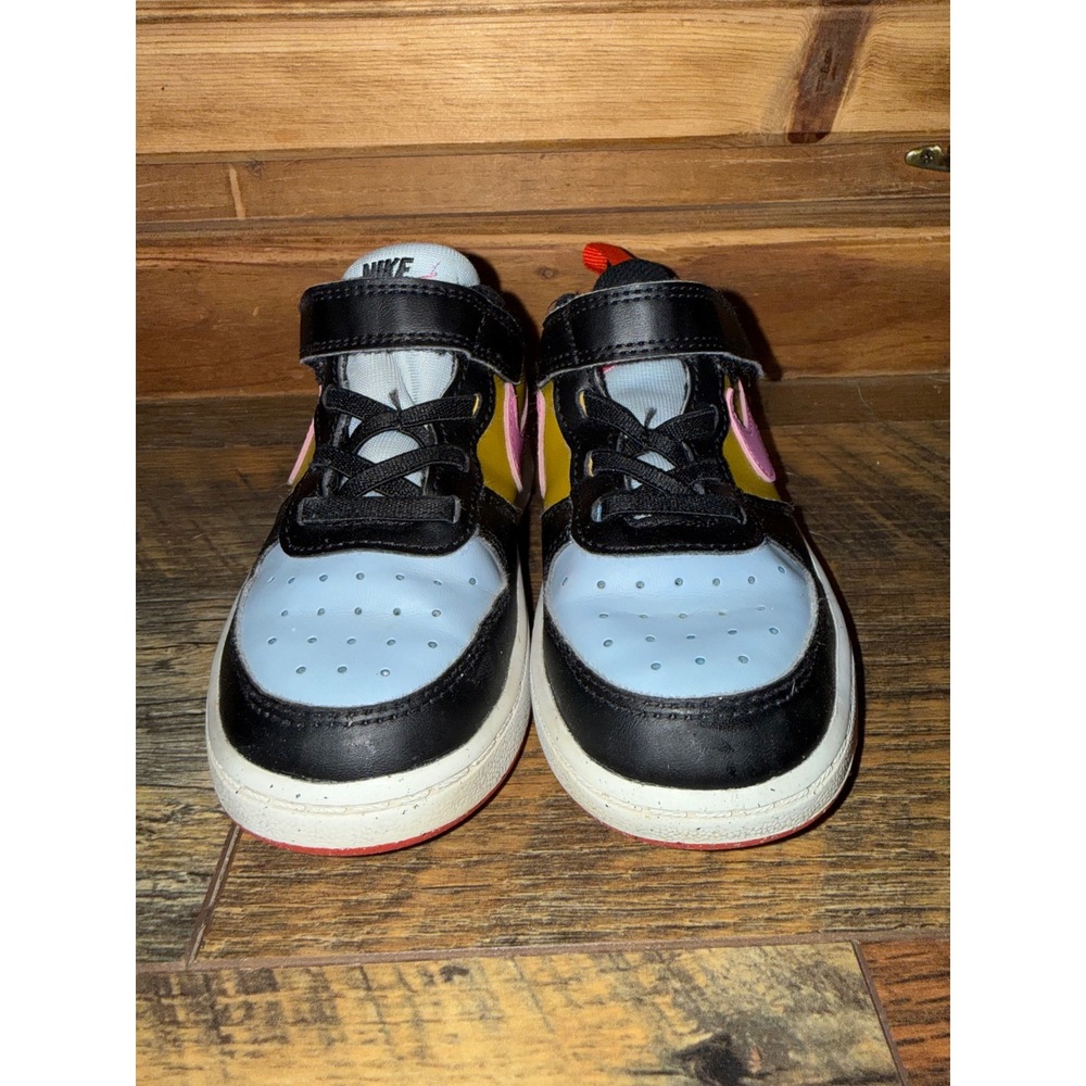 Nike Court Borough Low 2 Multi-Color Sneakers DV5458-004 Kids Size 9C - Picture 5 of 12